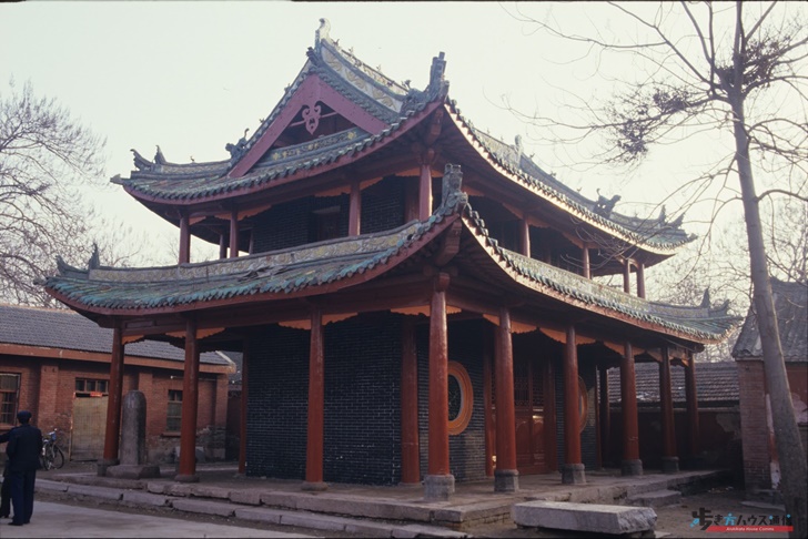 許昌の関帝廟、春秋楼：ここにも関羽を祀った関帝廟が残されていた。